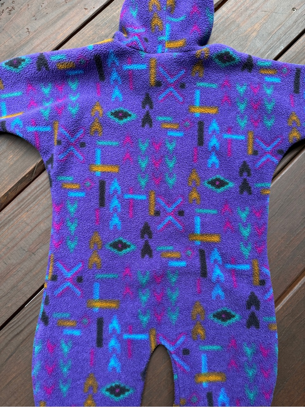 REI - Vintage Fleece Hooded One Piece - Picture 4 of 5